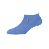 Women's Low Ankle Antibacterial Cotton socks with Embroidery Plain - YW-W1-6002